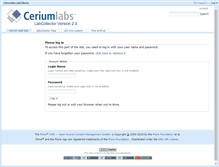 Tablet Screenshot of lims.ceriumlabs.com